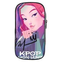 KPOP Mergaičių Animacinis Pieštukų Dėklas Pradinės Mokyklos Pieštukų Dėklas Raštinės Reikmenų Krepšys Vaikiškas Pieštukų Dėklas Anime Spauda One Size