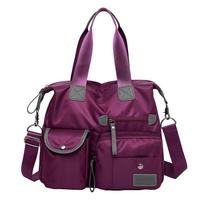 Shoulder Strap Messenger Bag Large Capacity Handbag Woman Shoulder Bag One Size violetinė