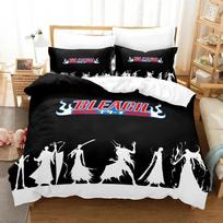 Anime Bleach Urahara Kisuke Bed Cover Kit Bedspread Cover Bed Kit Quilt Cover Pillowcase Comforter king Queen Size Size Boys Adult Bedding EU Single 135x200cm