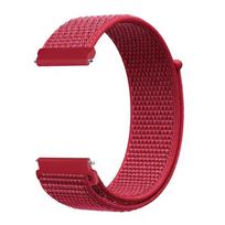 20mm 22mm Nylon Breathable Strap For AMAZFIT Active 2 BIP 6 5 UNITY GTR mini 3 pro 4 GTS 4 mini 3 BALANCE Braided Band Bracelet 1PCS 20mm raudona
