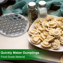 Stainless Steel Dumpling Ravioli Press Mold 37 Hole Round DIY Pastry Maker Food Kitchen Tool Baking Homemad… More gray