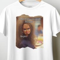 Funny Barby Distressed Doll Face Meme T-Shirt Gift For Woman,Weird Shirt,Sarcastic Leave Me Alone Shirt,Tik Tok Trending Tee,Popular Tshirt 4XL