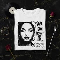Sade Smooth Operator T-Shirt | 90s R&B Music Graphic Tee 4XL