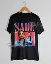 Sade Vintage Style Graphic T shirt, Retro Band Tee Concert Apparel S