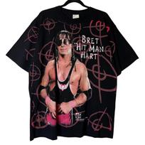 1996 Bret Hitman Hart WWF T shirt Sz XL (B2640) S