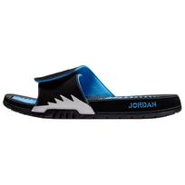 Air Jordan Hydro 5 Slide  Black White University Blue Men Sandals 555501-004 41