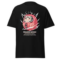 Daruma Doll Tee, Japanese Traditional Mascot Shirt, Make a Wish Bodhidharma T-Shirt, Unisex Cultural Art Shirt 3XL