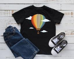 Hot Air Balloon T-Shirt, Hot Air Balloons Kids T-shirt, Toddler Tee, Tank Top, T-shirt, T-shirt,T-shirt, Kids Tee Apparel Gift XL