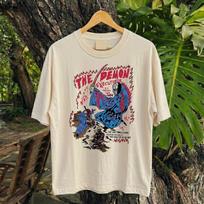 Vintage Demon Executioner Shirt, Grim Reaper Katana Sword Graphic Tee, Retro Manga Comic Skeletons T-Shirt, Grunge Streetwear Anime Gift L