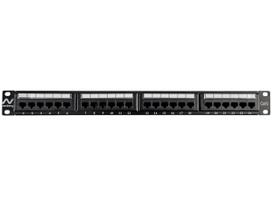 Patch Panel Rack Netberg 19  Cat6 24P Utp Black N