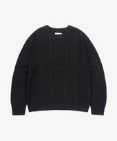 Tofi Daily Round Neck Fisherman Knit (Black) Black/L