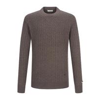 Ferraro Milano Herringbone Round Sweater Brown (Am0Erd40657) Brown.Am0Erd406/095