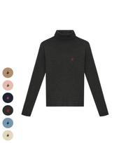 Beverly Hills Polo Club Women'S Daily Viscose High-Neck Knit 7 Colors Tk029 Black Navy Brown Ivory Blue Charcoal Pink/090