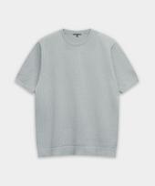 Vibrante Summer Washable Crewneck Knit - Sky Gray S.Grey/Xl