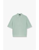 Man On The Bun Paper Yarn Polo Knit_Mint 4714113027 Mint/L