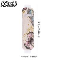 Kouzio Canvas Pen Loop Notebook Strap Elastic Pencil Holder Bookmark Stationery Accessory Back to School Supplies
