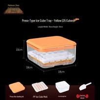 Easy-Release Food-Grade Silicone Ice Cube Tray