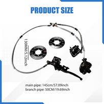 Go Kart Front Brake Master Cylinder Caliper Set Heavy Duty Metal for ATV UTV Golf Cart Accessories