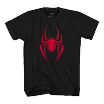 Juodi Marškinėliai Su Raudonu Marvelio Žmogaus-voro Logotipu L red