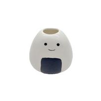 1/2 vnt. Mini gėlių vazos Rankų darbo Keraminės Ryžių rutulių vazos Sausų gėlių vaza Japoniškos Onigiri Miniatiūrinės vazos Žavingas japoniškas amatas 1PCS