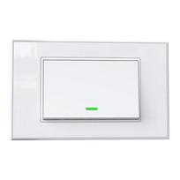 Milfra Smart Wifi Switch Neutral Wire Optional Intelligent Wall Button Light Switches AC100-240V Tuya APP Voice Control by Alexa TB21