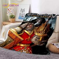 Heroes of Might and Magic Retro Game Soft Flannel Blanket for Beds Bedroom Sofa Picnic,Throw Blanket for Cover Outdoor Leisure Size: 75*100cm, Weight: 230 GSM