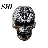 Odor Removal Car Air Freshener Alloy Skull Vent Mount Long Lasting Fragrance Easy To Install Clip Type Automotive Outlet Aromatherapy Diffuser