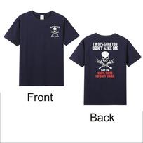 Skull Boomer Est 1954 Im 97 Sure You Dont Like Me (Frontback Print) Tshirt S