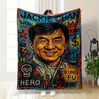 The Pattern Includes Bold Text, Symbols, Vibrant Colors, and Abstract Imagery. for All Seasons Blanket Lunch Break Throw Gift 75X95CM