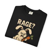 Angry Bunny T-Shirt -  Rage? Hold My Carrot  Funny Rabbit Graphic on Comfort Colors 1717 L