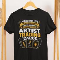Artist Trading Cards Shirt, ATC Collector Tee, Comfort Colors 1717 T-Shirt L