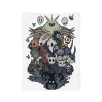 Hollow Knights Silksongs Sherma Blankets Flannel Printed Multi-function Super Soft Throw Blankets for Bedding Bedroom Bedspreads Size: 75*100cm, Weight: 230 GSM