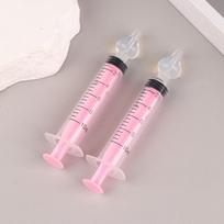 1 vnt. 10 ml kūdikių silikoninis nosies aspiratorius, nosies švirkštas kūdikiams, saugus nosies ploviklis, adatos vamzdelio valiklis, naujagimių nosies valiklis rožinė
