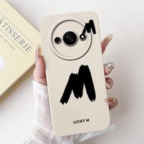 For Xiaomi Poco C61 Case PocoC61 C 61 Cover Luxury Letters Soft White Black Silicone Matte Fundas For Xiaomi Redmi A3 A3x Bumper Redmi A3x