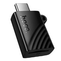 Kortelių skaitytuvas TF 2.0 USB-C Hoco HB53 juodas