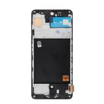 REWA lcd ekranas SAMSUNG A51 4G OLED juodas su rėmu