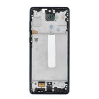 REWA lcd ekranas SAMSUNG A73 5G spalvotas OLED su korpusu