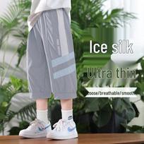 Yoyo One Boys' Summer Quick-Dry Capri Sport Pants 150cm