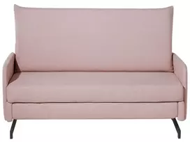 Išskleidžiama sofa 2 asmenims BELFAST rožinė