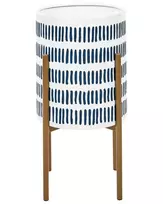 Gėlių stovas NEMOROSA Metalinis 31 cm baltas