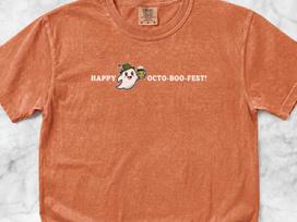 Halloween Oktoberfest Tshirt, Cute Ghost Beer Shirt, Octo-Boo-Fest Comfort Colors Tee, Funny Fall Beer Festival Gift Shirt 3XL