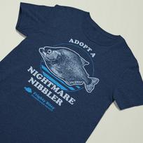 Piranha T-shirt  Adopt A Nightmare Nibbler - Frighty Bitey Preservation Society  Funny Piranha Shirt, Piranha Gift, Funny Fish T-Shirt 2XL