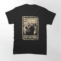 vtg Rage Against Black Unisex T shirt Size S-4X Casual cotton 2XL