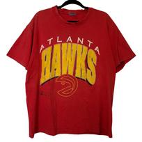 90s Atlanta Hawks T shirt Sz L (B2897) M