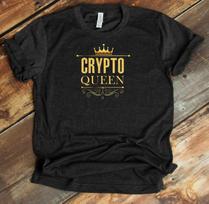 Crypto Queen TShirt, Cryptocurrency T-shirt, Bitcoin Lover, Crypto Girl, Crypto Gifts, BTC 2XL