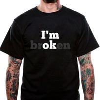 I'm Broken / Ok T-Shirt Unisex Uneek T-Shirt L