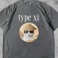 Type Xi Cat T-Shirt, Funny Meme BrainroT-Shirt, Gag Ugly Stupid T-Shirt S