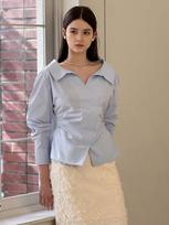 Rotre Domin Lautre Amanda Blue Off - Shirts Blue/Xs
