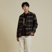 Plaz Wilas Check Shirket_M226Cjp602M Nv2(Navy)/046(95)