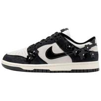 Nike Dunk SE Patogus prigludimas Žemi kedai riedlentei Moteriški kedai Balti Juodi IV4726-002 35.5